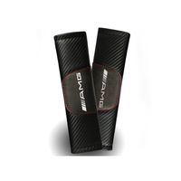 Carbon Fiber Seat Belt Cover Shoulder Pad Cushion For Mercedes-Benz (2 pcs)