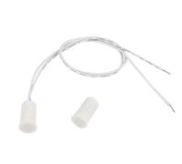 3 Sets RC 33 Recessed Security Alarm Contacts Door Window Sensor Magnetic Reed Switch NO(Normal Open Type) White