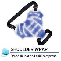 TheraPearl Color Changing Shoulder Wrap, Reusable Hot Cold Therapy Wrap with Gel Beads for Shoulder Pain Relief, Flexible Hot and Cold Compress, Best Ice Pack for Rotator Cuff Pain, Sports Injuries