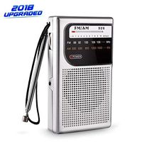 MEKBOK AM FM Pocket Radio, AM FM Mini Radio Portable with Superior Reception and Clear Sound, Battery Operated Pocket Radio with 3.5mm Headphone Jack