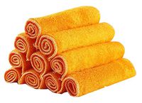Set of 5 Bamboo Fiber Cleaning Cloth Eco Kitchen/Household/Dish Cloth Orange