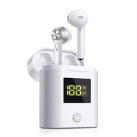 Erholi Bluetooth Wireless Headset 3D Stereo Sports Earphones LED Display Charging Box Headphones