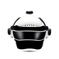 Head massager Electric Multifunctional Massage Helmet with Soothing Music and Air Pressure to Relax and Relieve The Headache，Treating Insomnia