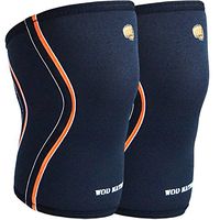 WOD Nation Knee Sleeves for Weightlifting (1 Pair) Premium Support & Compression - Powerlifting & Weight Lifting - 5mm Neoprene Sleeve for The Best Squats - Fits Both Women & Men