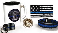 11.oz"Check Your Six" St. Michael's Coffee Cup w/Gold Polished Steel Challenge Coin Gift Pack Vol. 2