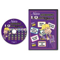 Nasco SB49619 InQuizaQuest Interactive Game Show Style CD-ROM, Astronomy