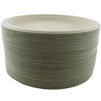 World Centric Biodegradable and Compostable Wheat Straw 9 inch Plates (Package of 100)