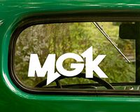 2 MACHINE GUN KELLY Decal Rock Band Stickers White Die Cut For Window Car Jeep 4x4 Truck Laptop Bumper Rv