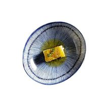 AXZHYX Bowl Creative Ceramic Bowls Household Utensils stew Chinese Restaurant Rice Dessert Fruit Salad Bowl 5.5 inches Hotel Tableware Home Noodles Boiled Fish Soup Bowl