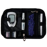 Carrying Case and Organizer for Diabetes Kits, Accessories, CGM Device, Lancets