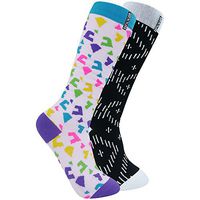 Compression Socks for Men & Women,(Pair Of 2) Running Socks,Sport Socks for Running, Nurses,Shin Splints,Flight Travel,& Maternity Pregnancy.Boost Stamina