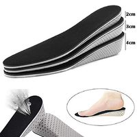 Shoes Insoles Lifts Height Increase Elevator, Memory Foam Heel Seats Support Orthotic Protector Inserts Height Increase Shock Absorbing Cushions Spur Pain Relief Pad Cups Plantar Fasciitis (2 cm)
