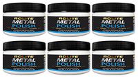 Rolite Metal Polish Paste – 4.5oz, Industrial Strength Polishing Cream for Aluminum, Chrome, Stainless Steel & Other Metals, 6 Pack