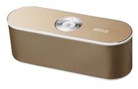 SAMVIX BT Box BASS X65 Wireless Bluetooth Speaker System, Outdoor and Indoor Strong Bass Speaker, Speakerphone, SD Card, USB, AUX Wire Cable Inputs, Gold Portable Bluetooth Speaker for Women and Men