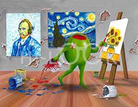 Hi-Look Microfiber Cleaning Cloth - Van Gogh