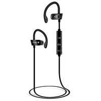 ZTY66 Wireless Bluetooth Headset Headphones Sports Sweatproof Stereo Earbuds Earphone, CVC 6.0 Smart Noise Reduction Technology (Black)