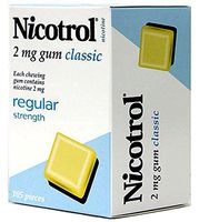 Nicotrol Nicotine Gum 2mg Classic Flavor 10 Boxes 1050 Pieces