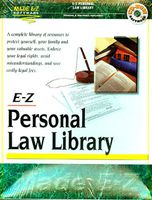 E-Z Software Personal Law Library 4 CD Rom Discs