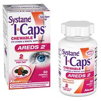 Systane ICaps  Eye Vitamin & Mineral Supplement, AREDS 2 Formula, 60 Chewable Tablets