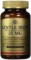 Solgar - Gentle Iron 25 mg Vegetable Capsules 180 Count