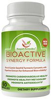 Bioactive Synergy Formula: Organic Black Seed & Turmeric Curcumin with Piperine extract-60 Vegetarian Capsules