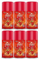 6 Glade Cozy Cider Sipping Nutmeg Apple Automatic Spray Air Freshener Refill 6.2