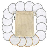 Elevin(TM) Cotton Makeup Remover Pads Reusable Soft Facial Skin Care Wash Pads Wipes Face