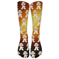 Yuelu Women&Men Goldendoodle Dogs Mid Calf Crew Socks Tube Stockings Boot Socks One Size