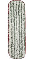 CleanAide Coral Weave Microfiber with Poly Stripe Wet and Dry Mop Pad 24 Inches Red