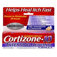 Cortizone-10 Intensive Healing Formula Anti-Itch Creme 1 oz (Pack of 10)