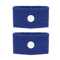 Acupressure Wristband, Comfortable Anti-Halation Anti Nausea Wrists Bands Suitable for Adults and Children Outdoor Travel (1 Pair(Blue)