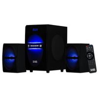 Acoustic Audio LED Bluetooth 2.1-Channel Home Theater Stereo System Black (AA2106)