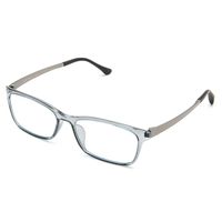 Cyxus Blue Light Blocking [Lightweight TR90] Glasses for Anti Eye Strain Headache Computer Use Eyewear, Men/Women (8070T34,Crystal)