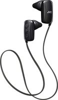 JVC Premium Splashproof Bluetooth Wireless Extra Bass Sports In-Ear Noise-Canceling Headphones (Black)