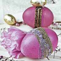 Easter Pink Music Eggs Paper Luncheon Napkins 40pcs faberge