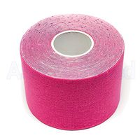 Kinesiology Tape Uncut, Elastic Therapeutic Sports Tape for Knee Shoulder and Elbow, Breathable, Water Resistant, Latex Free (Pink)