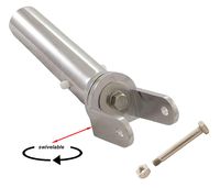 ATIE Swimming Pool Chrome Plated Metal Swivel Vacuum Head Handle with Stainless Bolt and Nut Replace Pentair R201408 Model 152, 154 Metal Swivel Handle