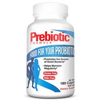 Health Plus Prebiotic Formula - Probiotics + Prebiotics + Digestive Enzymes - Gluten Free, Dairy Free, Natural Herbal Ingredients (180 Capsules, 60 Servings)