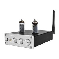 AIYIMA 6J4 Tube Amp Amplificador,Bluetooth 4.2 TPA3116D2 Power Digital Home Audio Amplifiers 50Wx2 HiFi Stereo Vacuum Tube Amplifier with Treble Bass Adjustment (6J4-Silver)