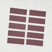 Rectangle Match Strikers 1.00" x 3.00" - Brown