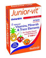 Health Aid Junior-vit - Chewable (Tutti-fruity Flavour) (Age 2 plus) - Blister Pack 30 Tablets