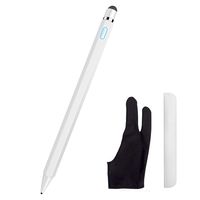 Stylus Pen, XIRON Active Stylus Pens for Touch Screens, 1.5mm Fine Point Smart Digital Pencil Compatible iPad iPhone and Most Tablet with Glove, Good for Drawing and Writing on iPad