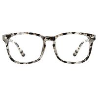 TIJN Blue Light Blocking Glasses Square Nerd Eyeglasses Frame Anti Blue Ray Computer Game Glasses (Marble)