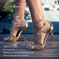 BFY Women Wedding Clear High Heel Shoe Protector Stiletto Cover Stoppers S M L