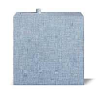 Polaroid Portable Fabric Cube Speaker, Add Powerful Sound and Ambiance to Any Room - Blue