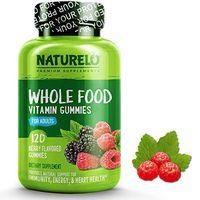 NATURELO Whole Food Vitamin Gummies for Adults - Chewable Gummy Multivitamin for Men & Women - New & Improved Flavor - 120 Vegan Gummies