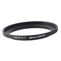 Universal 46-52mm /46mm to 52mm Step Up Ring Filter Adapter for UV,ND,CPL,Metal Step Up Ring