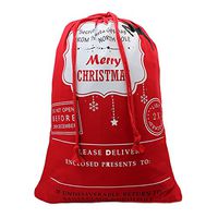 Christmas Gift Bag From North Pole Santa Gift Socks Sack For Kids Presents Xmas Bag For Self Personalization,Large Capacity-From Santa North Pole (#7)