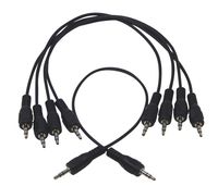 5 Pack YCS Basics 1 Foot 3.5mm Male to Male Stereo Audio Cable Headphone/Phone / MP3 Cable- for Your Car AUX Port, iPhone, iPod, Smartphone, Tablet