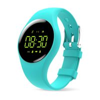 Shonlinen Bicolored Watch Dial Alarm Pedometer Waterproof Sport Smart Bracelet Smart Watches